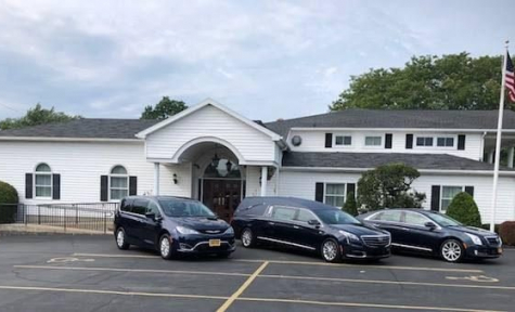 Funeral Hearse by Dreier-Giltner Funeral Home in Rochester, NY