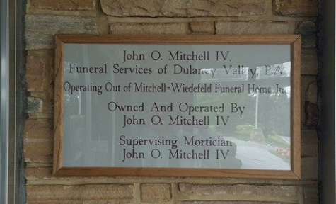 John O. Mitchell IV Funeral Services