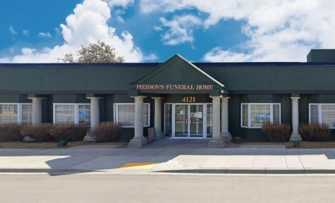 Pierson's Funeral Service, Ltd Calgary, AB funeral home exterior March 2022