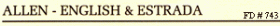 Allen-English & Estrada Funeral Service