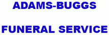 Adams-Buggs Funeral Service