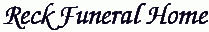 Reck Funeral Home - Miller