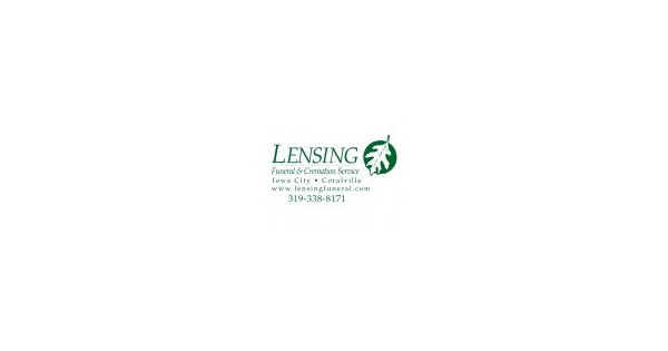 Lensing Funeral Home Iowa City Iowa